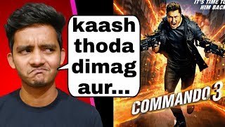 Commando 3 review Aachi hai lekin  Commando 3 movie review by badal yadav [upl. by Myranda]