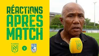 FC Nantes  USL Dunkerque  les réactions daprèsmatch [upl. by Inoy]