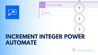 Power Automate  Increment an integer [upl. by Frederico26]