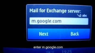 Nokia N8 Syncing Google [upl. by Maryl]