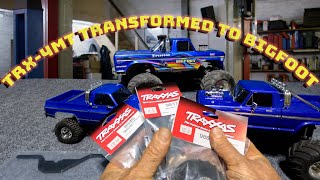 704 TRX4MT Transformed to BIGFOOT [upl. by Kciredorb]