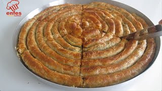 ÖYLE BİR BÖREK TARİFİM VARKİ 😉 ÇITIR ÇITIR YİYENLER BİR DAHA İSTEYECEK 😍 OKLAVASIZ EL AÇMALI 👍💯 [upl. by Twum]