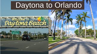 4k Scenic Drive From Daytona Beach To Orlando roadtrip orlando daytonabeach [upl. by Oina394]