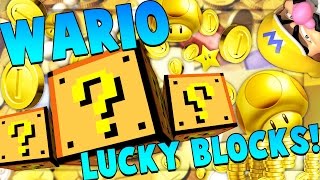 WARIO LUCKY BLOCK MOD CHALLENGE SUPER SMASH BROS  Minecraft  Lucky Block Mod  JeromeASF [upl. by Airda]