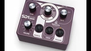 Troots Effects  SD1 Dub Siren  2016 New model [upl. by Ylrrad979]