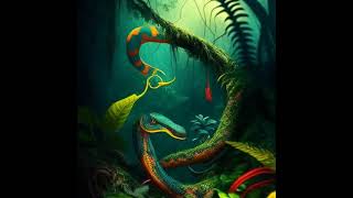 Повелитель джунглей jungleking jungle anakonda snakes nature naturelovers джунгли digitalart [upl. by Aspa890]