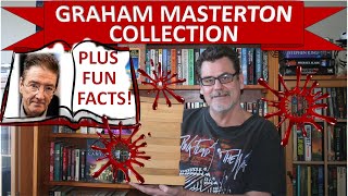 My Graham Masterton horror novel collection including some fun facts about the author [upl. by Avi]