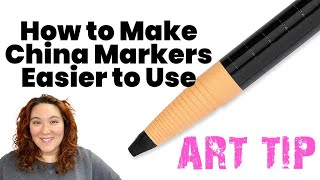 Say Goodbye To Frustration Making China Markers Grease Pencils Easier to Use [upl. by Enitsirk]