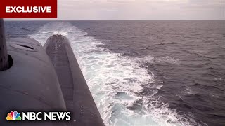 Exclusive access during a US Navy submarines nuclear missile test [upl. by Euqinobe]