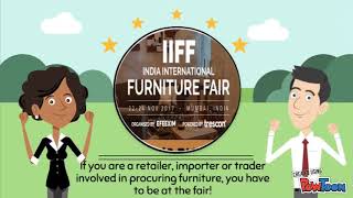 India International Furniture Fair IIFF Get your free pass link is in Description [upl. by Eugor]