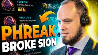 Riot Phreak Broke Sion and I kept it a SECRET🤫 [upl. by Stoecker]