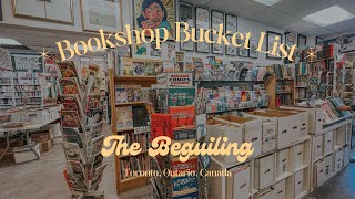 The Beguiling 📚 Toronto Ontario Canada 🇨🇦 Bookshop Bucket List [upl. by Yelnek]