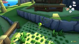 Zelda The Windwaker HD 2  Cutting the Grass [upl. by Sim]