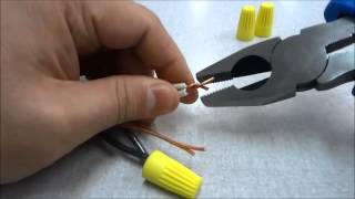 How To Connect Electrical Wires Together Tutorial [upl. by Skricki759]