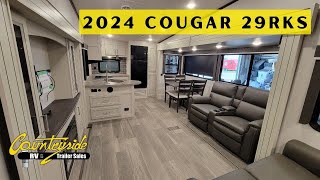 Spacious Rear Kitchen Fifth Wheel  2024 Cougar 29RKS [upl. by Sarine]