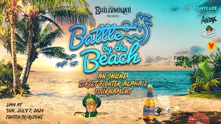 Battle by the Beach  Street Fighter Alpha 2 Tournament featuring Bas [upl. by Neille]