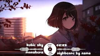 Monsters  Katie Sky Nightcore [upl. by Purse880]