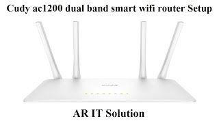 cudy ac1200 dual band smart wifi router setup [upl. by Nylasor418]