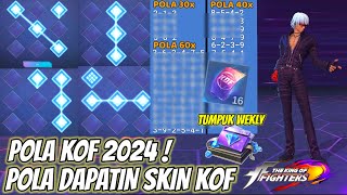 POLA KOF BINGO 2024  DAN PEMBUKTIAN TUMPUK WEEKLY DIAMOND DAPAT SEMUA TIKET KOF [upl. by Zilef]