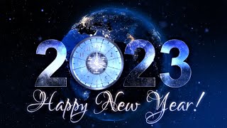 New Year Countdown Clock 2023 V3  Happy New Year 2023  Frohes Neues Jahr 2023 [upl. by Alrahc]