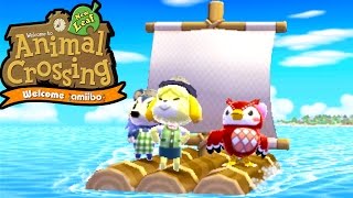 Animal Crossing New Leaf  Welcome amiibo  Desert Island Escape Isabelle  3DS Gameplay Walkthrough [upl. by Silvestro]