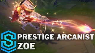 Prestige Arcanist Zoe Skin Spotlight  PreRelease  League of Legends [upl. by Burkhardt]