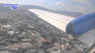 Take Off from Toncontin Airport Tegucigalpa Honduras Honduras com [upl. by Ahsimat776]