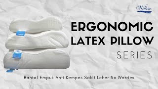 Ergonomic Latex Series Willow Pillow  BEST SELLER [upl. by Hines]