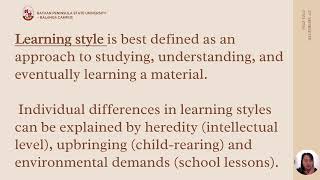 Individual Differences in Learning Kolbs’ Learning Styles and Gardners Multiple Intelligences [upl. by Nebra]