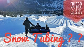 Frisco Adventure Park  Snow Tubing  Colorado Tubing Hill [upl. by Oaoj175]