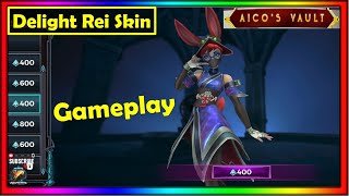 Paladins 66 Aicos Vault Update  Rei New Skin Delight Rei Voice First Look Gameplay [upl. by Alleira]