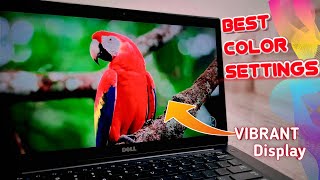 Best Display Color settings for Laptop 2023  Desktop Best Color settings [upl. by Glinys47]