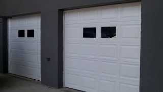 some Doorlink 3610 commercial garage doors in AuroraIL for the Food Pantry [upl. by Anewor]