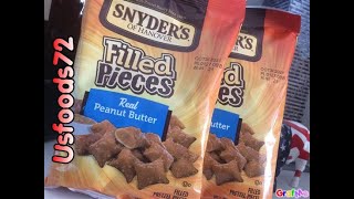 SNYDERS of Hanover Filled Pieces with Real Peanut Butter  Usfoods72 USA [upl. by Spring]