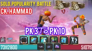 Popularity Battle Pk3 to Pk10 Journey  How to reach Pk10 in Popularity Battle Easily  pubg bgmi [upl. by Nyletac]