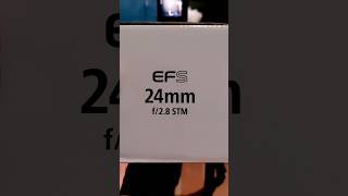 Canon EFS 24mm 28 STM QuickReview fyp canon canonlens camera videography photography review [upl. by Sirronal581]