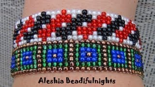 Loom Beaded Bracelet Tutorial [upl. by Philipp]