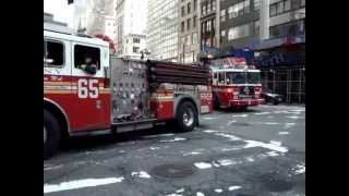 Sirène de pompier New York IMPRESSIONNANT  AMAZING FDNY siren [upl. by Rosenkrantz]