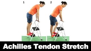 Achilles Tendon Stretch  Ask Doctor Jo [upl. by Sena]