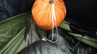 Stuff sack hack for a hammock [upl. by Ymmac]