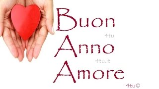 Buon 2022  quotBuon anno amore quot di 4tu©  video auguri di buon anno  capodanno canzoni [upl. by Nitsirc]