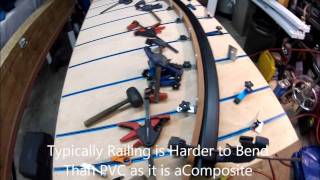 PVC Deck Board and Rail Kit Bending [upl. by Goldin]