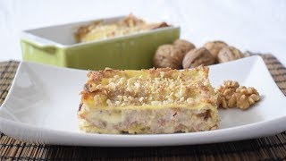 LASAGNE CON SALSA ALLE NOCI E SPECK [upl. by Gwenny]