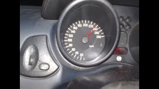 Alfa Romeo GTV JTS 0180kmh acceleration great sound [upl. by Gerlac]