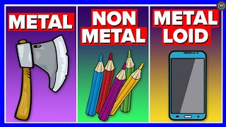 Metals Nonmetals and Metalloids [upl. by Graybill]