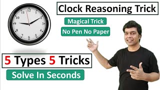 Clock Reasoning Tricks  Short Trick For Clock Questions  Maths Tricks  imran sir maths [upl. by Eseeryt]