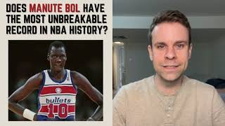 Does Manute Bol have the NBAs most unbreakable record [upl. by Reham48]