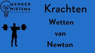 Natuurkunde uitleg Krachten De drie wetten van Newton [upl. by Hras625]