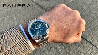 Panerai Luminor Quaranta BiTempo green 40 mm [upl. by Hsu630]