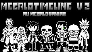 MEGALOTIMELINE V2 MEGALOVANIA AUS V3 [upl. by Janek]